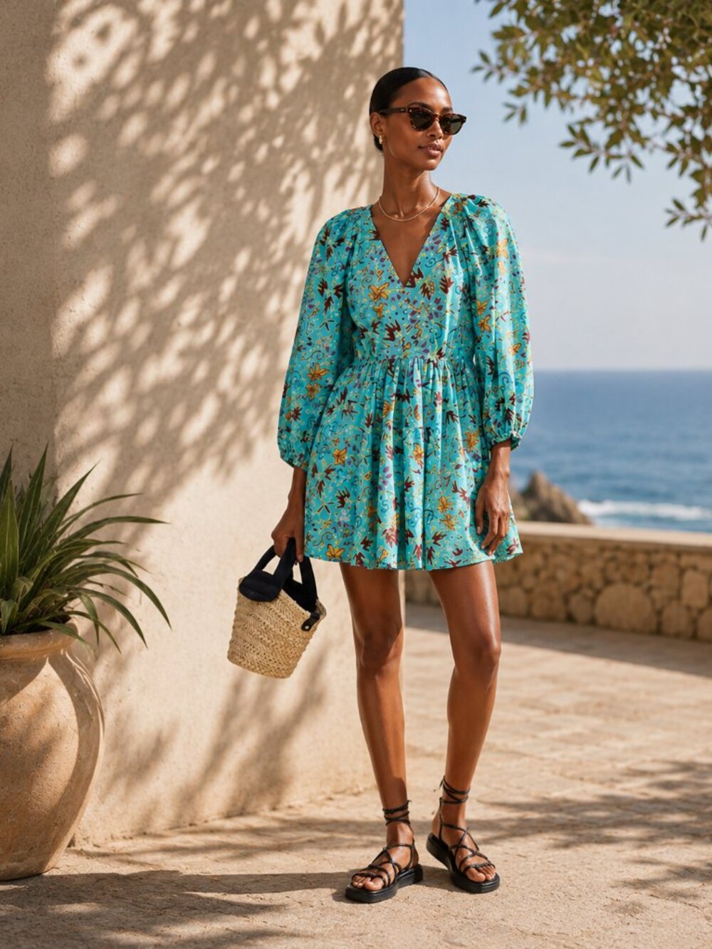 A.L.C. Sally Cotton Mini Dress Sz. 4